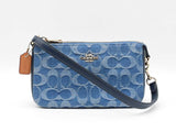 Coach Nolita 19 Handbag In Signature Indigo Denim Jacquard Fw0726ordu