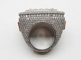 5.0 Cttw Lab Grown Diamonds 10k Two Tone Gold 49.0g Ring Size 9.5 Do1125plrrde