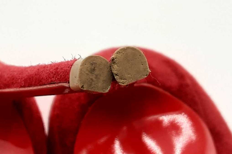 Christian Louboutin Victorina Red Suede Heels Size Eu 35.5 Eb1224lxzdu