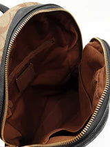 Coach Kenley Backpack In Signature Coated Canvas & Black Saffiano Leather Fw00925lzxdu