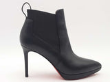 Christian Louboutin Leather Chelsea Boots Black Size 7.5 Aa0525lpzsa