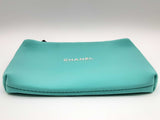 Chanel Vip Tiffany Teal Blue Neoprene Cosmetic Bag Do0225oxde