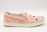 Jimmy Choo Studded Star Pink Leather Slip On Sneakers Size 43 Eb1225lexde