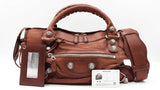 Balenciaga Motocross Giant 21 Brown Purse / Handbag