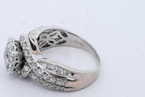 0.98cttw Diamond Wedding Set In 14k White Gold 8.1 Grams Size 6.5 Eb0826ixzde