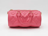 Louis Vuitton Papillon Bb Bag In Pink Monogram Bubblegram Leather Fw0726czxdu