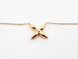 Louis Vuitton Louisette Monogram Blossom Gold-tone Fashion Necklace Fw0725lxzdu