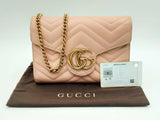 Gucci Gg Marmont Matelassé Leather Chain Shoulder Bag Fw0626rrzdu