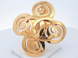 Chanel Cc Swirl Cluster Brooch Eb0726exzde
