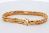 23k Yellow Gold Macaroni Link Bracelet 30.3 Grams 6.25 Inch Eb0526wxxzsa