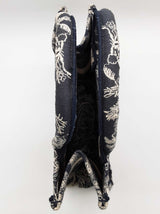 Christian Dior Toile De Jouy Blue Ecru Canvas Small Book Tote Do1025lxzxde