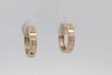 0.06cttw Diamond Hoop Earrings In 14k Yellow Gold 3.5 Grams Eb1026oorsa