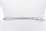 4.48ctw Lab Grown Diamond Tennis Bracelet 14k White Gold 8.9 Grams Eb0225lxrxdu
