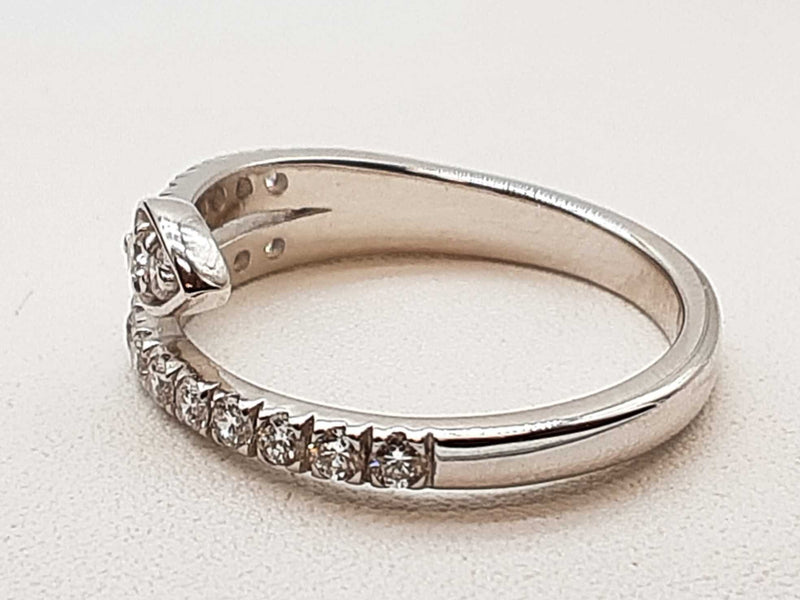0.40 Cttw Lab Grown Diamonds 0.925 Silver 2.5g Ring Size 7 Do0525cxde