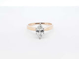 1.05 Ctw Diamond & 14k Yellow Gold Solitaire Ring 2.8 Gram Size 7.5 Fw0925orzxdu