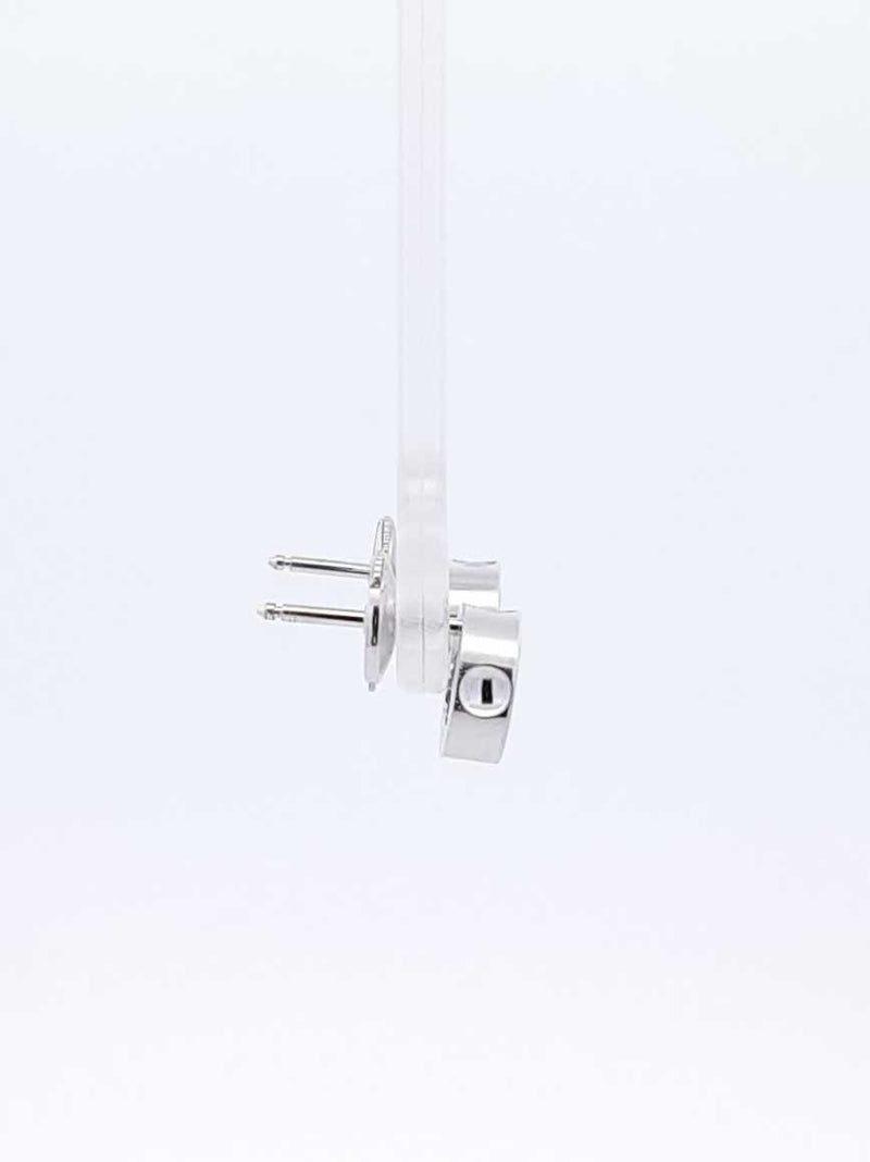Louis Vuitton Empreinte Stud Earrings In 18k White Gold 3.1 Grams Fw1125rzxdu