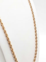 14k Yellow Gold 35.6g Rope Chain 24 In Do1224lixzde