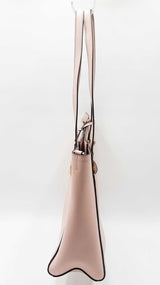Michael Kors Maisie Large Pebbled Powder Blush Leather Tote Bag Sd0326izdu