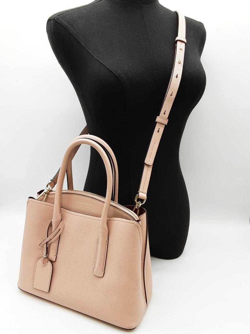 Kate Spade New York Margaux Rose Smoke Pink Leather Crossbody Bag Do0825pxde