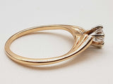 0.50 Carat Diamond 14k Yellow Gold 2.3g Solitaire Ring Size 5.75 Do0425pcrde
