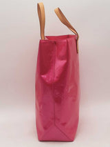 Louis Vuitton Monogram Vernis Reade Mm Fuchsia Handbag Aa1225lrxsa