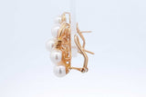 Pearl Earrings In 14k Yellow Gold  8.5 Grams Eb0724oxzdu