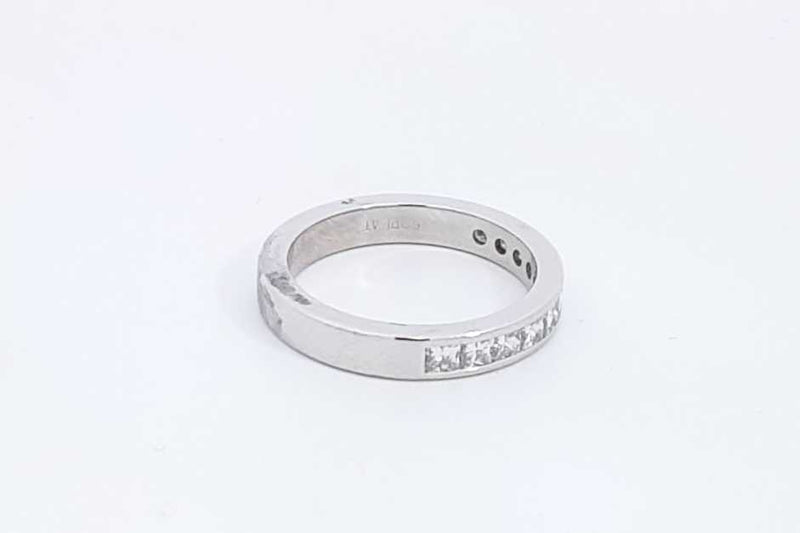 0.99ctw Diamond Ring In Platinum 6.2 Grams Size 6 Eb0424oorsa