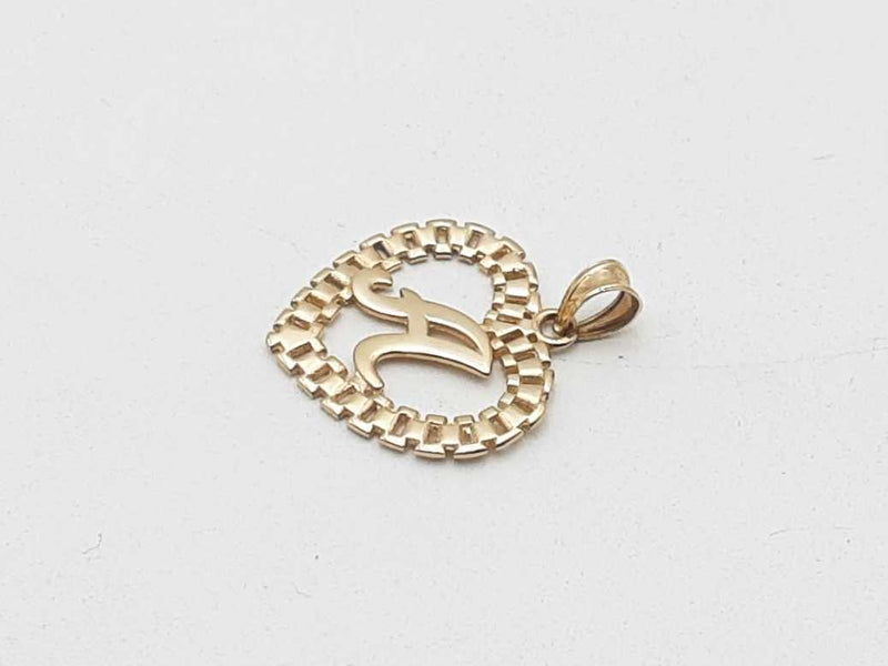 10k Yellow Gold 1.7 Grams Letter A Pendant Aa0825prsa