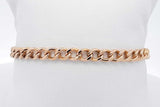 10k Yellow Gold Cuban Link Bracelet 7.7 Grams 7 Inch Eb0826oixsa