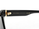 Dolce & Gabbana Dg Crossed Sunglasses In Black Acetate Fw1125crsa