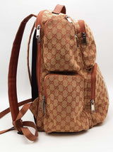 Gucci X Mlb Gg Monogram Canvas La Dodgers Backpack Eb0526rxzsa