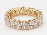 3.70cttw Lab Grown Diamonds 14k Yg 3.07g Eternity Band Size 5.5 Do0326llxzde