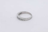 0.72cttw Princess Cut Diamond Ring In Platinum 5.8 Grams Size 7 Eb0526ocrsa