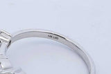 1.13cttw Lab Grown Diamond Ring 14k White Gold 3.06 Grams Size 6.75 Eb0726icrde