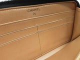 Chanel Black Camilla Cc Embossed Leather Zippy Accordion Wallet Do0726lcrde