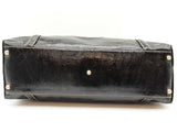 Gucci 162094 Britt Gg Web Black Patent Leather Tote Bag Do0425oxzde