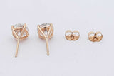 2.94cttw Lab Grown Diamond Stud Earrings 14k Yellow Gold 1.6 Grams Eb0326crxsa