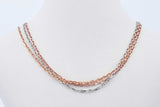 Cartier Trinity 18k Tricolor Gold Necklace 6.8 Grams 18 Inch Eb0626exzde