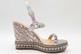 Christian Louboutin Pira Ryad Liege Laser Wavy Wedges Size 41 Eb0126lrxsa