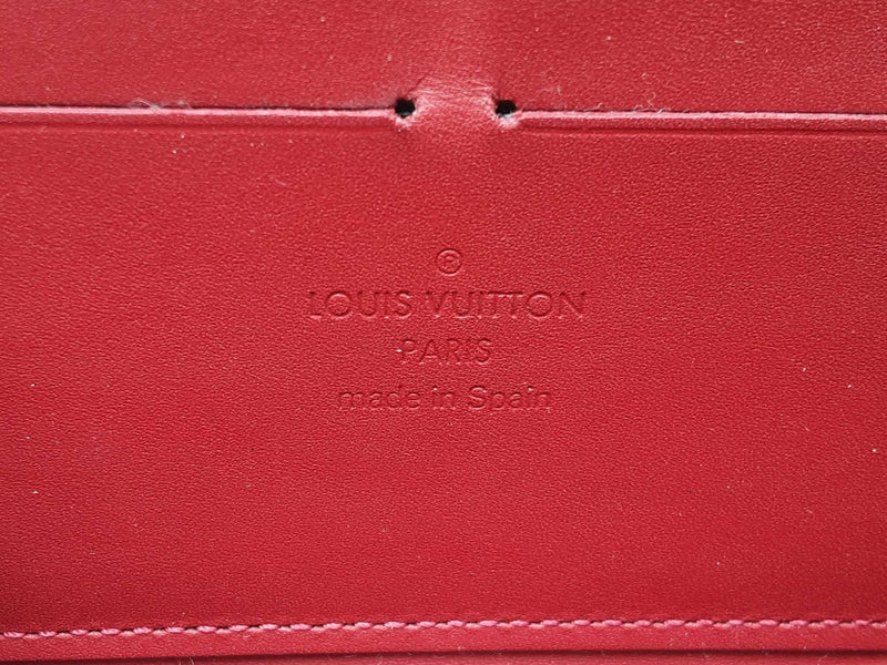 Louis Vuitton Zippy Wallet In Pomme D'amour Monogram Vernis Leather Fw0925lrxdu