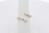 0.9cttw Lab Grown Marquis Diamond Ring 14k Yellow Gold 2.4g Size 6.25 Eb826rxzsa