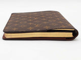 Louis Vuitton Monogram Agenda Gm Brown Aa0726wzxsa