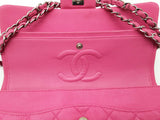 Chanel Classic Double Flap Pink Quilted Suede Cavier Shoulder Bag Do0825ixzxde
