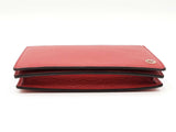Gucci Gg Betty Wallet With Chain In Red Dollar Leather Fw0526lcrdu