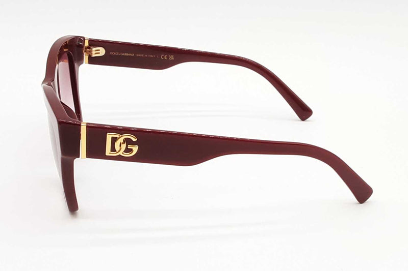 Dolce & Gabbana Dg4512 Sunglasses In Burgundy With Gradient Lenses Eb1125pxde