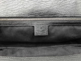 Gucci Horsebit Chain Bag In Black Monogram Canvas & Leather Fw0626lordu