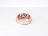 1.02 Cttw Diamond Anniversary Band In 10k Rose Gold 3.9 Gram Size 6 Fw0626pxzdu