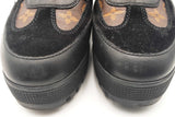 Louis Vuitton Monogram Canvas & Suede Laureate Platform Boots Sz 37.5 Eb326ocrsa