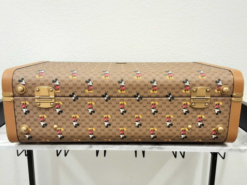 Gucci X Disney 602675 Mickey Mouse Gg Canvas Trunk Do0324wxzxde