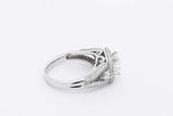1.55cttw Diamond Ring In 14k White Gold 5.1 Grams Size 6.25 Eb0825oxxzsa